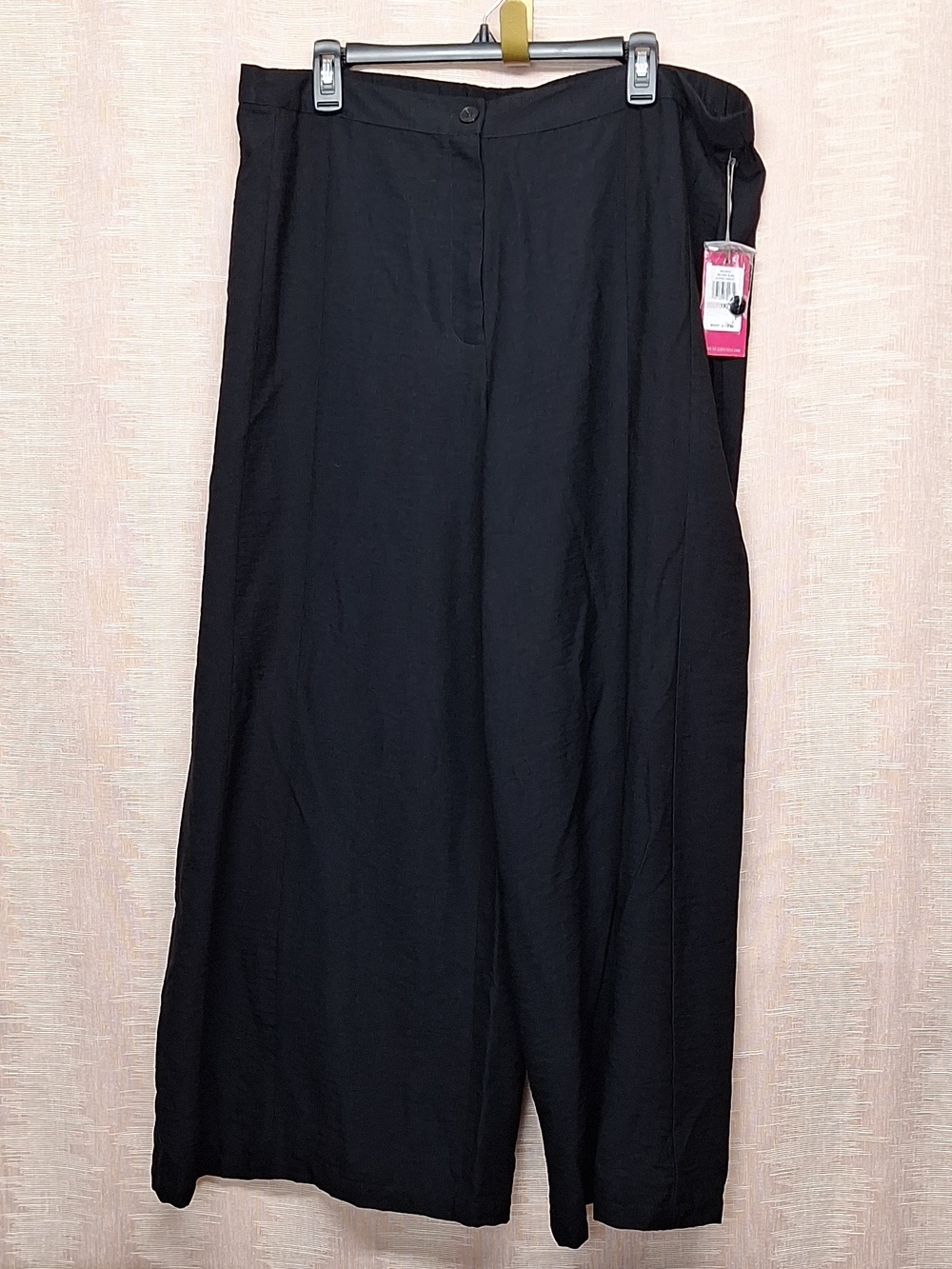 Vince Camuto Women's 1X Black Wide-Leg Pants NWT